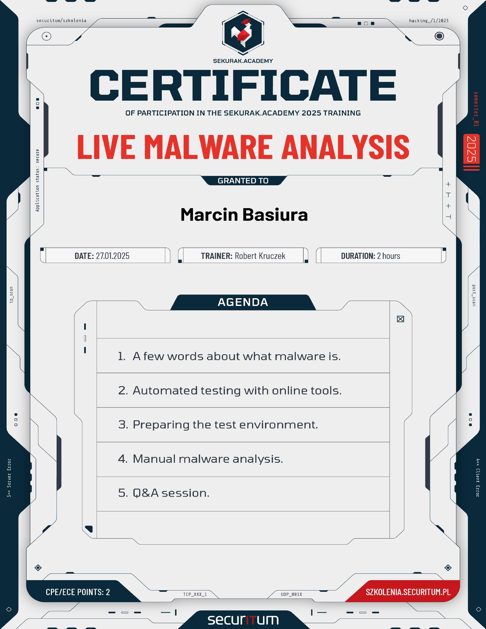 Live Malware Analysis