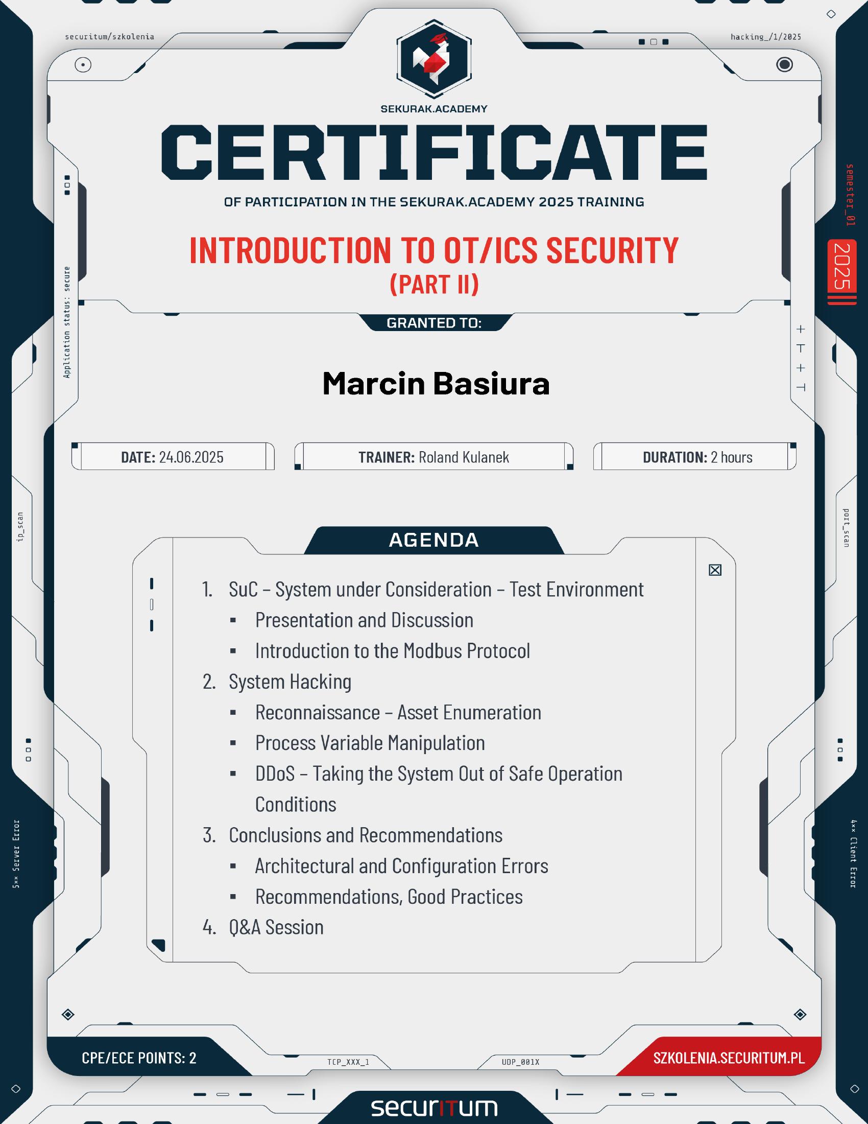 Introduction to OT/ICS security (part II)